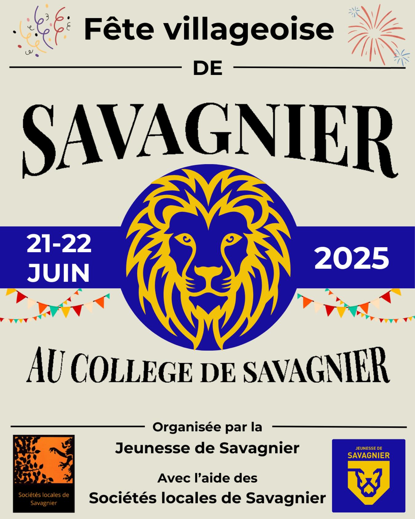 affiche fete villageoise 2025